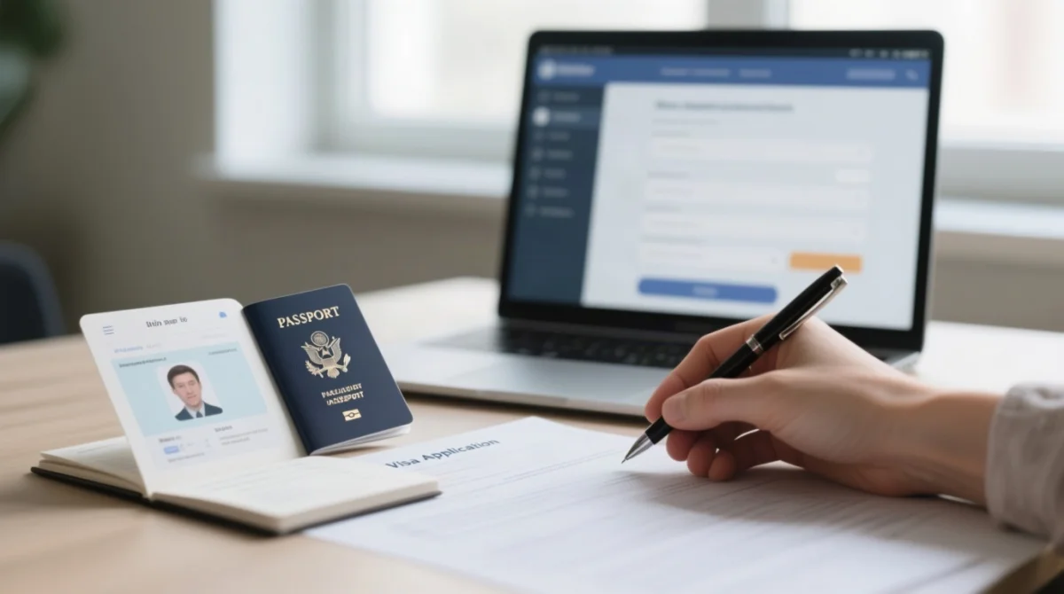 Starting the Application - Portal Access, Personal Details & Passport Information (Steps 1-3)